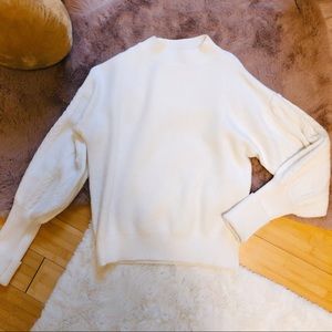 ❌ SOLD ❌ White Fisherman Knit Pullover Sweater